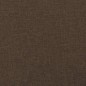 vidaXL Cama box spring con colchón tela marrón oscuro 120x190 cm vidaXL Cama box spring con colchón tela marrón oscuro 120x190 cm