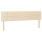 vidaXL Cama box spring con colchón tela color crema 120x190 cm vidaXL Cama box spring con colchón tela color crema 120x190 cm