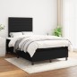 vidaXL Cama box spring con colchón tela negro 120x190 cm vidaXL Cama box spring con colchón tela negro 120x190 cm