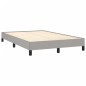 vidaXL Cama box spring con colchón tela gris claro 120x190 cm vidaXL Cama box spring con colchón tela gris claro 120x190 cm