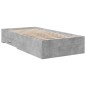 vidaXL Cama con cajones madera ingeniería gris hormigón 90x200 cm vidaXL Cama con cajones madera ingeniería gris hormigón 90x200 cm