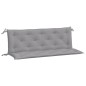 vidaXL Cojines de banco de jardín 2 uds tela Oxford gris 150x50x7 cm vidaXL Cojines de banco de jardín 2 uds tela Oxford gris 150x50x7 cm