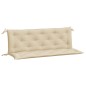 vidaXL Cojines de banco de jardín 2 uds tela Oxford beige 150x50x7 cm vidaXL Cojines de banco de jardín 2 uds tela Oxford beige 150x50x7 cm