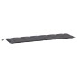 vidaXL Cojines de banco de jardín 2 uds antracita 200x50x7 cm vidaXL Cojines de banco de jardín 2 uds antracita 200x50x7 cm