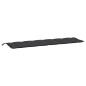 vidaXL Cojines de banco de jardín 2 uds tela Oxford negro 200x50x7 cm vidaXL Cojines de banco de jardín 2 uds tela Oxford negro 200x50x7 cm