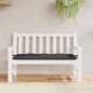 vidaXL Cojín de banco de jardín tela Oxford gris antracita 120x50x7 cm vidaXL Cojín de banco de jardín tela Oxford gris antracita 120x50x7 cm