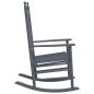 vidaXL Mecedoras con asiento curvo 2 uds madera álamo maciza gris vidaXL Mecedoras con asiento curvo 2 uds madera álamo maciza gris
