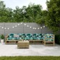 vidaXL Juego de muebles jardín 7 pzas y cojines madera pino impregnada vidaXL Juego de muebles jardín 7 pzas y cojines madera pino impregnada