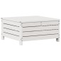 vidaXL Set muebles jardín 5 pzas con cojines madera maciza pino blanco vidaXL Set muebles jardín 5 pzas con cojines madera maciza pino blanco