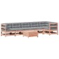 vidaXL Juego de muebles jardín 7 pzas y cojines madera abeto Douglas vidaXL Juego de muebles jardín 7 pzas y cojines madera abeto Douglas