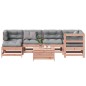 vidaXL Juego de muebles jardín 7 pzas y cojines madera abeto Douglas vidaXL Juego de muebles jardín 7 pzas y cojines madera abeto Douglas