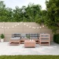 vidaXL Juego de muebles jardín 7 pzas y cojines madera abeto Douglas vidaXL Juego de muebles jardín 7 pzas y cojines madera abeto Douglas