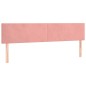 vidaXL Cama box spring con colchón terciopelo rosa 120x190 cm vidaXL Cama box spring con colchón terciopelo rosa 120x190 cm