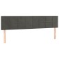vidaXL Cama box spring con colchón terciopelo gris oscuro 120x190 cm vidaXL Cama box spring con colchón terciopelo gris oscuro 120x190 cm