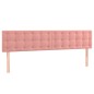vidaXL Cama box spring con colchón terciopelo rosa 120x190 cm vidaXL Cama box spring con colchón terciopelo rosa 120x190 cm