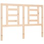 vidaXL Estructura de cama con cabecero madera maciza 140x200 cm