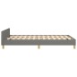 vidaXL Estructura de cama con cabecero tela gris oscuro 120x190 cm vidaXL Estructura de cama con cabecero tela gris oscuro 120x190 cm