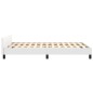vidaXL Estructura cama con cabecero cuero sintético blanco 120x190 cm vidaXL Estructura cama con cabecero cuero sintético blanco 120x190 cm