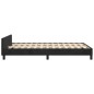vidaXL Estructura de cama con cabecero terciopelo negro 120x190 cm vidaXL Estructura de cama con cabecero terciopelo negro 120x190 cm