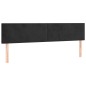 vidaXL Estructura de cama con cabecero terciopelo negro 120x190 cm vidaXL Estructura de cama con cabecero terciopelo negro 120x190 cm