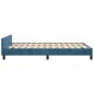 vidaXL Estructura cama con cabecero terciopelo azul oscuro 120x190 cm vidaXL Estructura cama con cabecero terciopelo azul oscuro 120x190 cm