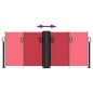vidaXL Toldo lateral retráctil rojo 100x1000 cm vidaXL Toldo lateral retráctil rojo 100x1000 cm