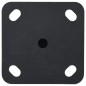 vidaXL Base de sombrilla para mástil de Ø32/34/38 mm acero negro mate vidaXL Base de sombrilla para mástil de Ø32/34/38 mm acero negro mate