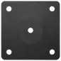 vidaXL Base de sombrilla para mástil de Ø38/48 mm acero negro mate vidaXL Base de sombrilla para mástil de Ø38/48 mm acero negro mate