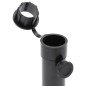 vidaXL Base de sombrilla para mástil de Ø38/48 mm acero negro mate vidaXL Base de sombrilla para mástil de Ø38/48 mm acero negro mate
