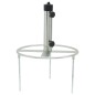 vidaXL Base de sombrilla con estacas de suelo acero Ø38/48 mm