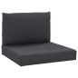 vidaXL Cojines para palets 2 unidades tela Oxford negro vidaXL Cojines para palets 2 unidades tela Oxford negro
