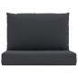vidaXL Cojines para palets 2 unidades tela Oxford negro vidaXL Cojines para palets 2 unidades tela Oxford negro