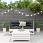 vidaXL Set de muebles de jardín 3 pzas con cojines madera pino blanco vidaXL Set de muebles de jardín 3 pzas con cojines madera pino blanco