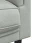 vidaXL Juego de sofás con cojines 3 piezas terciopelo gris claro vidaXL Juego de sofás con cojines 3 piezas terciopelo gris claro