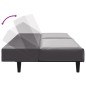 vidaXL Juego de sofás 2 piezas cuero sintético gris vidaXL Juego de sofás 2 piezas cuero sintético gris
