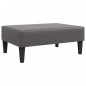 vidaXL Juego de sofás 2 piezas cuero sintético gris vidaXL Juego de sofás 2 piezas cuero sintético gris