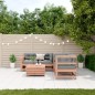 vidaXL Juego de muebles jardín 5 pzas y cojines madera abeto Douglas vidaXL Juego de muebles jardín 5 pzas y cojines madera abeto Douglas