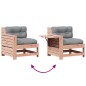vidaXL Juego de muebles jardín 5 pzas y cojines madera abeto Douglas vidaXL Juego de muebles jardín 5 pzas y cojines madera abeto Douglas