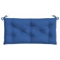 vidaXL Cojín de banco de jardín tela Oxford azul 100x50x7 cm vidaXL Cojín de banco de jardín tela Oxford azul 100x50x7 cm
