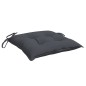 vidaXL Cojines sillas de jardín 6 uds tela Oxford antracita 40x40x7 cm vidaXL Cojines sillas de jardín 6 uds tela Oxford antracita 40x40x7 cm
