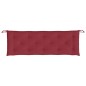 vidaXL Cojín de banco de jardín tela Oxford rojo tinto 150x50x7 cm vidaXL Cojín de banco de jardín tela Oxford rojo tinto 150x50x7 cm