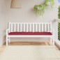 vidaXL Cojín de banco de jardín tela Oxford rojo tinto 180x50x7 cm vidaXL Cojín de banco de jardín tela Oxford rojo tinto 180x50x7 cm