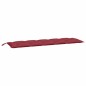 vidaXL Cojín de banco de jardín tela Oxford rojo tinto 180x50x7 cm vidaXL Cojín de banco de jardín tela Oxford rojo tinto 180x50x7 cm