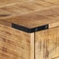 vidaXL Mesita de noche madera maciza de mango 40x30x37 cm
