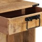 vidaXL Mesita de noche madera maciza de mango 40x30x37 cm