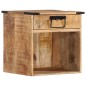 vidaXL Mesita de noche madera maciza de mango 40x30x37 cm