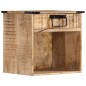 vidaXL Mesita de noche madera maciza de mango 40x30x37 cm