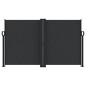 vidaXL Toldo lateral retráctil negro 140x1000 cm