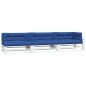 vidaXL Cojines para palés 7 piezas tela azul klein vidaXL Cojines para palés 7 piezas tela azul klein
