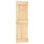 vidaXL Puerta corredera con herrajes madera maciza de pino 70x210 cm